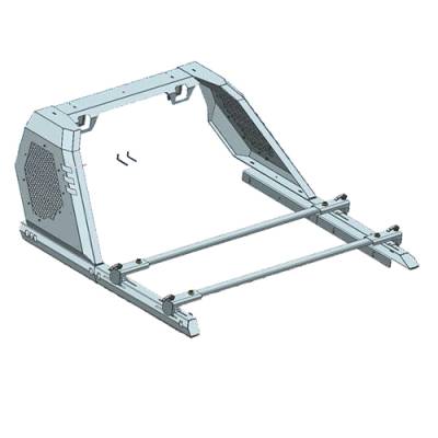 Black Horse Off Road - VIGOR Roll Bar W/ Cross Bar-Black-2009-2010 Dodge Ram|2011-2025 Ram 1500|2015-2022 Sierra 1500/Silverado 1500|2004-2022 Ford F-150|Black Horse Off Road - Image 5