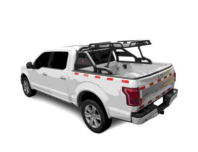 Black Horse Off Road - WARRIOR Roll Bar-Black-Silverado/Sierra 14+,Ford F-150 15+,Dodge Ram 15+|Black Horse Off Road - Image 17