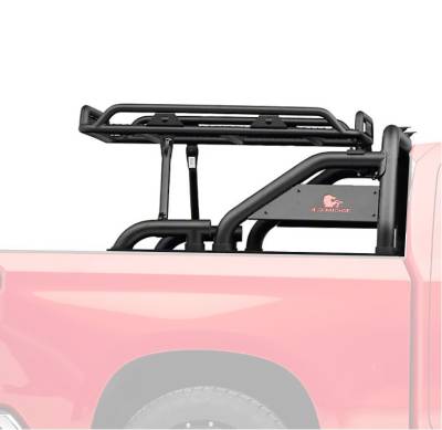 Black Horse Off Road - WARRIOR Roll Bar Ladder Rack-Black-2020-2024 Jeep Gladiator|Black Horse Off Road - Image 9