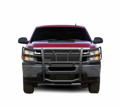 Black Horse Off Road - RUGGED HD Grille Guard-Black-2007-2013 Chevrolet Silverado 1500|Black Horse Off Road - Image 3