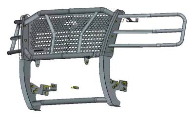 Black Horse Off Road - RUGGED HD Grille Guard-Black-2007-2013 Chevrolet Silverado 1500|Black Horse Off Road - Image 6
