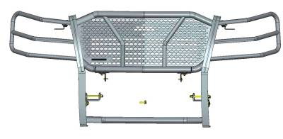 Black Horse Off Road - RUGGED HD Grille Guard-Black-2007-2013 Chevrolet Silverado 1500|Black Horse Off Road - Image 8