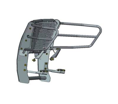 Black Horse Off Road - RUGGED HD Grille Guard-Black-Tahoe/Suburban|Black Horse Off Road - Image 5