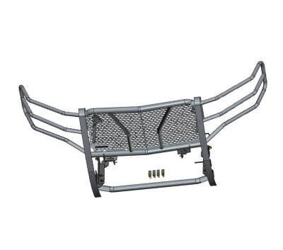 Black Horse Off Road - RUGGED Heavy Duty Grille Guard With 20" Double Row LED Light-Black-Tahoe/Suburban|Black Horse Off Road - Image 9