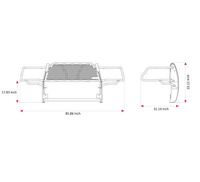 Black Horse Off Road - RUGGED HD Grille Guard-Black-1500 Classic/1500/Ram 1500|Black Horse Off Road - Image 15