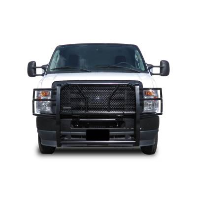 RUGGED HD Grille Guard-Black-2015-2025 Ford E-350/E-450|Black Horse Off Road