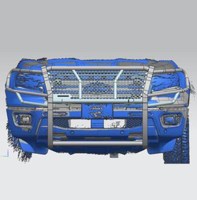 Black Horse Off Road - RUGGED HD Grille Guard-Black-2019-2023 Ford Ranger|Black Horse Off Road - Image 5
