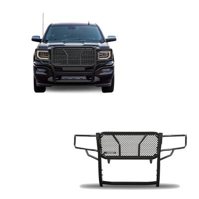 RUGGED HD Grille Guard-Black-Sierra 1500/Sierra 1500 Limited|Black Horse Off Road