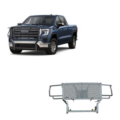 RUGGED HD Grille Guard-Black-Sierra 2500 HD/Sierra 3500 HD|Black Horse Off Road