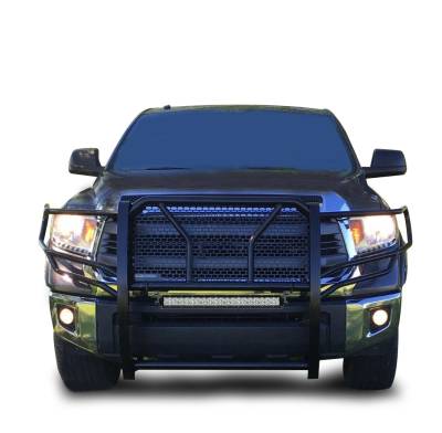 Black Horse Off Road - RUGGED Heavy Duty Grille Guard With 20" Double Row LED Light-Black-Tundra/Sequoia|Black Horse Off Road - Image 2