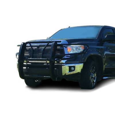 Black Horse Off Road - RUGGED Heavy Duty Grille Guard With 20" Double Row LED Light-Black-Tundra/Sequoia|Black Horse Off Road - Image 3