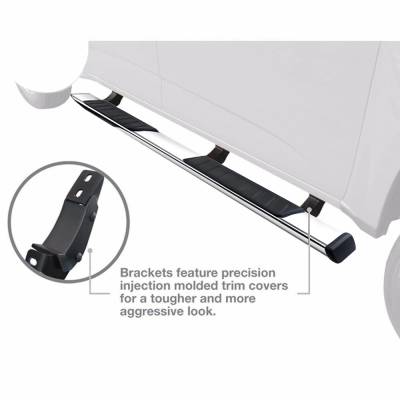 Black Horse Off Road - SUMMIT Running Boards-Stainless Steel-2019-2025 Ram 1500 Quad Cab|Black Horse Off Road - Image 2