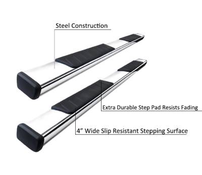 Black Horse Off Road - SUMMIT Running Boards-Stainless Steel-2019-2025 Ram 1500 Quad Cab|Black Horse Off Road - Image 3