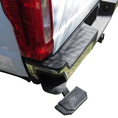 Black Horse Off Road - RETRACTABLE Truck Bed Corner Step-Black-2023-2024 Ford F-250 Super Duty|Black Horse Off Road - Image 14