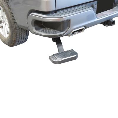 Black Horse Off Road - RETRACTABLE Truck Bed Corner Step-Black-2019-2024 Chevrolet silverado 1500 and GMC Sierra 1500|Black Horse Off Road - Image 2