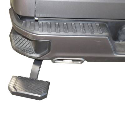 Black Horse Off Road - RETRACTABLE Truck Bed Corner Step-Black-2019-2024 Chevrolet silverado 1500 and GMC Sierra 1500|Black Horse Off Road - Image 4