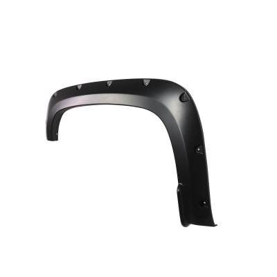 Black Horse Off Road - FENDER FLARES RIVETED Style-Black-2020-2023 Chevrolet Silverado 2500HD/3500HD|Black Horse Off Road - Image 7