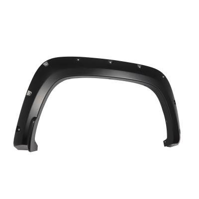 Black Horse Off Road - FENDER FLARES RIVETED Style-Black-2020-2023 Chevrolet Silverado 2500HD/3500HD|Black Horse Off Road - Image 12