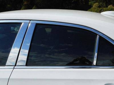 Black Horse Off Road - Pillar Post Trims-Chrome-2005-2011 Audi A6|Black Horse Off Road - Image 8