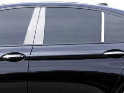 Black Horse Off Road - Pillar Post Trims-Chrome-2011-2016 BMW 5 Series|Black Horse Off Road - Image 6