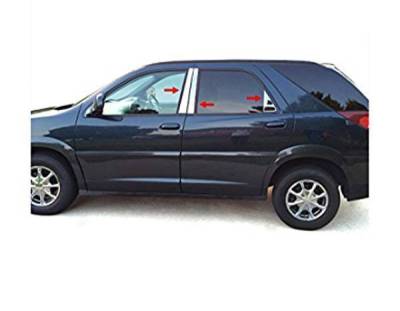 Black Horse Off Road - Pillar Post Trims-Chrome-2002-2007 Buick Rendezvous|Black Horse Off Road - Image 8