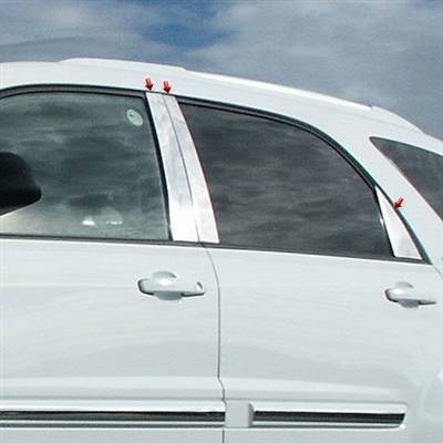 Black Horse Off Road - Pillar Post Trims-Chrome-2007-2009 Chevrolet Equinox|Black Horse Off Road - Image 6