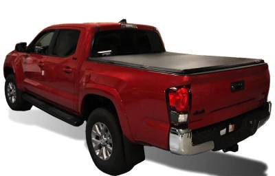 Black Horse Off Road - Premier Soft Tonneau Cover-Black-2016-2023 Toyota Tacoma|Black Horse Off Road - Image 2