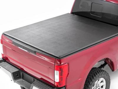 Black Horse Off Road - Premier Soft Tonneau Cover-Black-1999-2023 Ford F-250 Super Duty/1999-2023 Ford F-350 Super Duty/1999-2023 Ford F-450 Super Duty|Black Horse Off Road - Image 2
