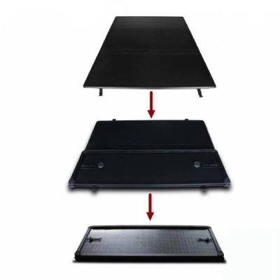 Black Horse Off Road - Hard Tonneau Cover-Black-GMC Sierra 3500 HD/GMC Sierra 2500 HD/Chevrolet Silverado 3500 HD/Chevrolet Silverado 2500 HD|Black Horse Off Road - Image 10