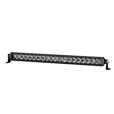 Black Horse Off Road - RAMBLER MODULAR Grille Guard With Set of 5.3" Red Trim Rings LED Flood Lights and 30" LED Bar Single Row-Black-2023-2024 Colorado And Canyon| Black Horse Off Road - Image 4