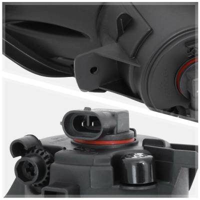 Black Horse Off Road - OEM Replica Fog Light-Clear Plastic-2016-2017 Nissan Altima - Image 4