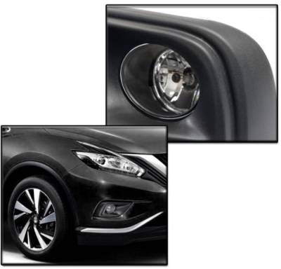 Black Horse Off Road - OEM Replica Fog Light-Clear Plastic-2015-2016 Nissan Murano - Image 7