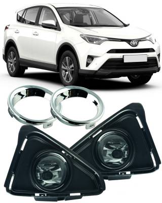 Black Horse Off Road - OEM Replica Fog Light-Clear Plastic-2016-2017 Toyota Rav4 - Image 6