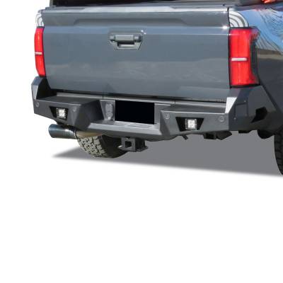 Black Horse Off Road - ARMOUR Heavy Duty Rear Bumper-Matte Black-2024-2025 Toyota Tacoma|Black Horse Off Road - Image 6