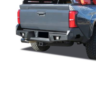 Black Horse Off Road - ARMOUR Heavy Duty Rear Bumper-Matte Black-2024-2025 Toyota Tacoma|Black Horse Off Road - Image 10