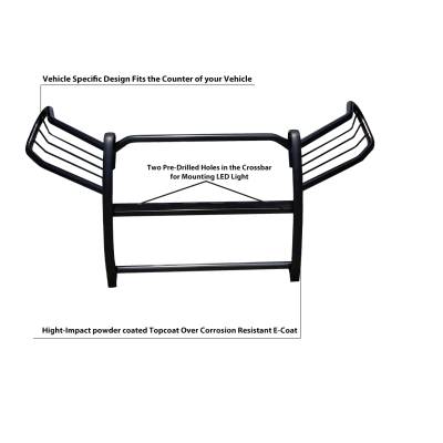 Black Horse Off Road - Grille Guard-Black-2019-2024 Toyota RAV4|Black Horse Off Road - Image 13