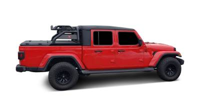 Black Horse Off Road - ATLAS Roll Bar Ladder Rack-Black-2020-2025 Jeep Gladiator|Black Horse Off Road - Image 3