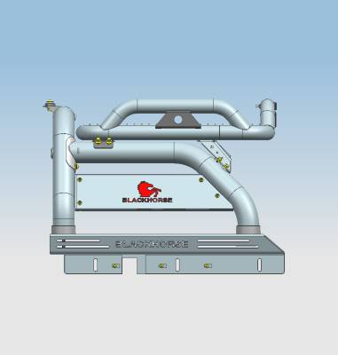 Black Horse Off Road - ATLAS Roll Bar Ladder Rack-Black-2020-2025 Jeep Gladiator|Black Horse Off Road - Image 9