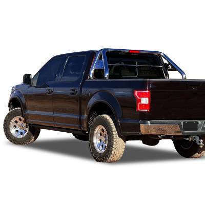 Black Horse Off Road - CLASSIC Roll Bar-Stainless Steel-Nissan Titan, Dodge/Ram 2500/3500, Chevrolet Silverado 1500/2500 HD/3500, Ford F-150, GMC Sierra 1500/2500 HD/3500 HD, Toyota Tundra|Black Horse Off Road - Image 12