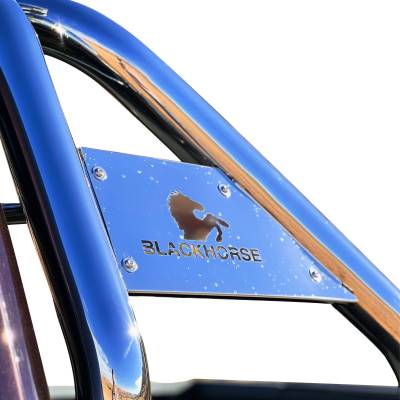 Black Horse Off Road - CLASSIC Roll Bar-Stainless Steel-Nissan Titan, Dodge/Ram 2500/3500, Chevrolet Silverado 1500/2500 HD/3500, Ford F-150, GMC Sierra 1500/2500 HD/3500 HD, Toyota Tundra|Black Horse Off Road - Image 14