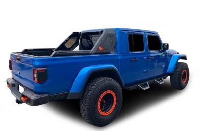 Black Horse Off Road - VIGOR Roll Bar Ladder Rack-Black-2020-2025 Jeep Gladiator|Black Horse Off Road - Image 13