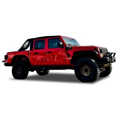 Black Horse Off Road - VIGOR Roll Bar Ladder Rack-Black-2020-2025 Jeep Gladiator|Black Horse Off Road - Image 22