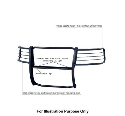 Black Horse Off Road - Grille Guard-Black-2019-2025 Ram 1500|Black Horse Off Road - Image 9