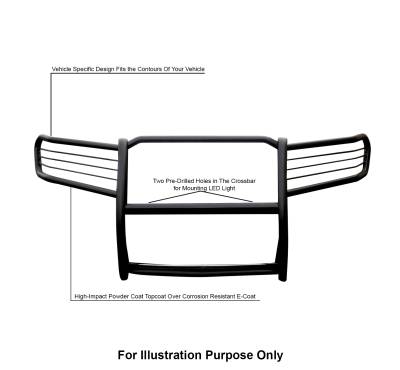 Black Horse Off Road - Grille Guard-Black-2009-2015 Honda Pilot|Black Horse Off Road - Image 7