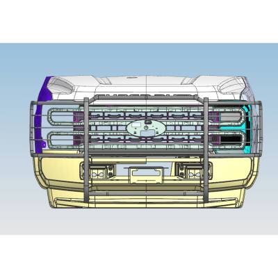 Black Horse Off Road - Grille Guard-Black-2023-2026 F-250/F-350/F-450/F-550 SD|Black Horse Off Road - Image 4