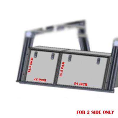 Black Horse Off Road - Base K2 Rack for All 1/2 Ton and 3/4 Ton Trucks with 5.5 Foot Bed|Black Horse Off Road - Image 3