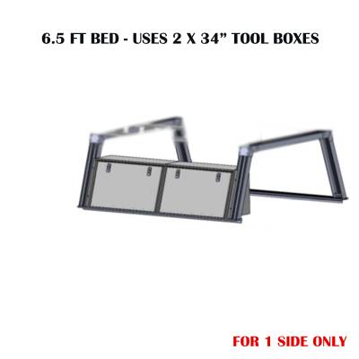 Black Horse Off Road - Base K2 Rack for All 1/2 Ton and 3/4 Ton Trucks with 6.5 Foot Bed|Black Horse Off Road - Image 2