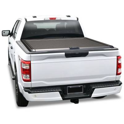 Black Horse Off Road - Back Track Manual Retractable Tonneau Cover-Black-2021-2025 Ford F-150|Black Horse Off Road - Image 2