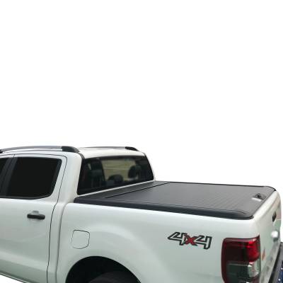 Black Horse Off Road - Back Track Manual Retractable Tonneau Cover-Black-2023-2025 Ford Ranger|Black Horse Off Road - Image 8
