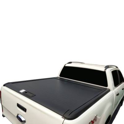 Black Horse Off Road - Back Track Manual Retractable Tonneau Cover-Black-2023-2025 Ford Ranger|Black Horse Off Road - Image 9